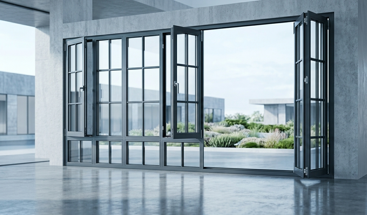 French windows aluminum