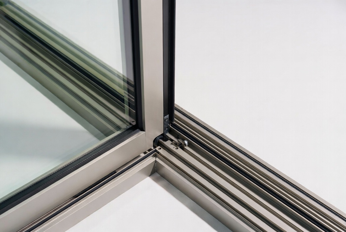 Corner aluminum sliding